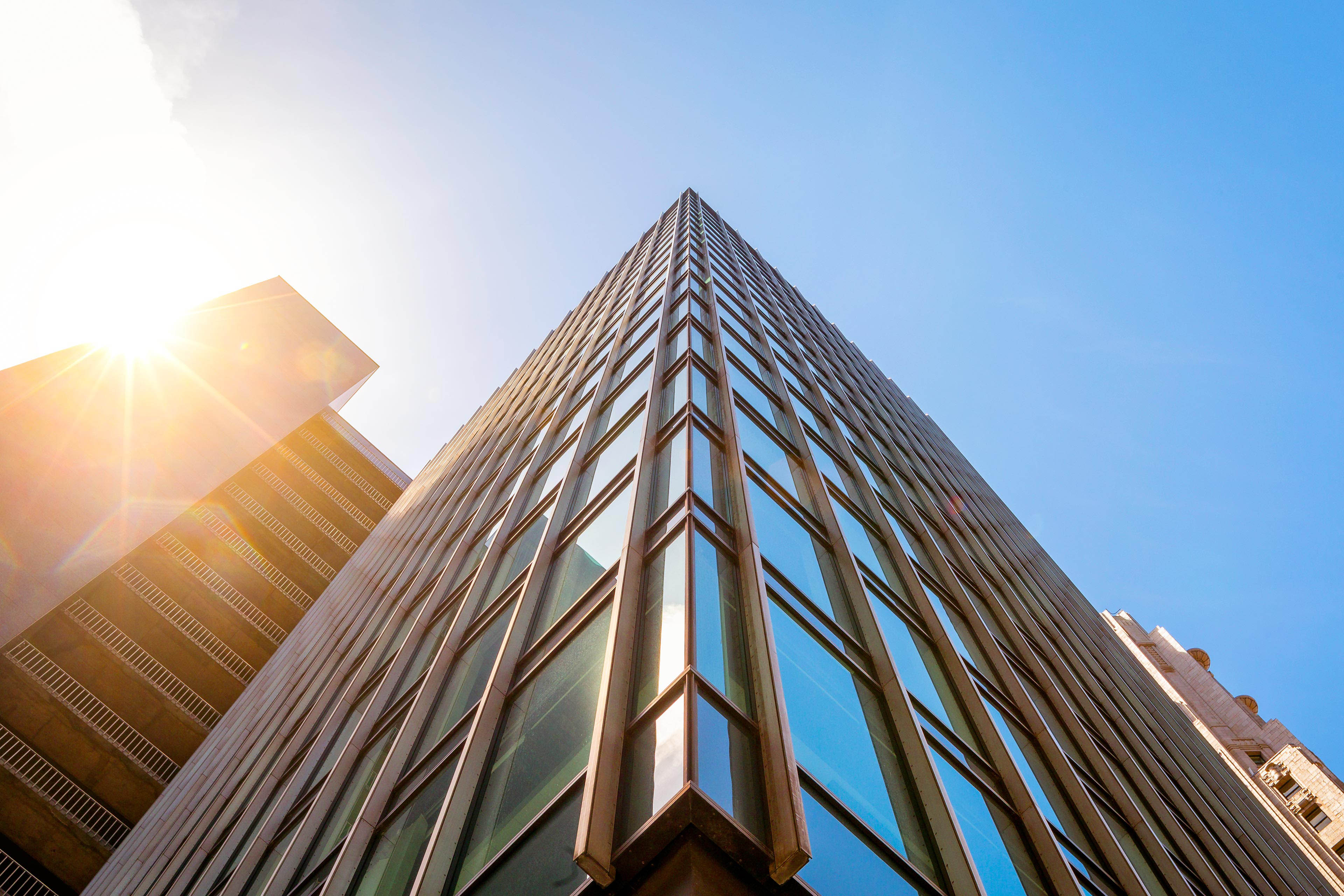 Office Building Skyscraper in sunlight